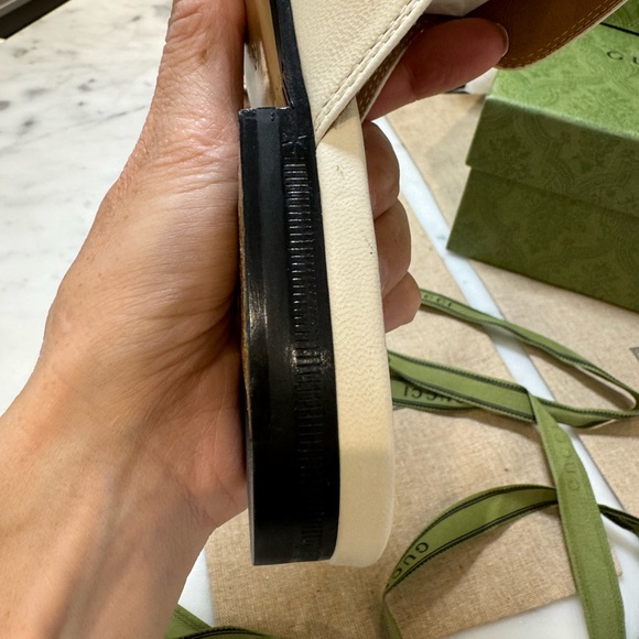 Gucci Princetown slipper mule in white - Picture 3 of 15